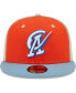 Фото #3 товара Men's Orange, Light Blue Cielo Azul de Oklahoma City Copa De La Diversion 59FIFTY Fitted Hat