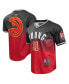 ფოტო #1 პროდუქტის Men's Post Trae Young Black, Red Atlanta Hawks Ombre Name and Number T-shirt
