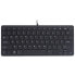 Фото #1 товара R-Go Compact R-Go ergonomic keyboard - QWERTY (UK) - wired - black - Mini - Wired - USB - QWERTY - Black