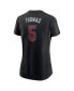 ფოტო #2 პროდუქტის Women's Alek Thomas Black Arizona Diamondbacks 2024 Fuse Name and Number T-shirt