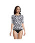 ფოტო #5 პროდუქტის Women's Crew Neck Rash Guard UPF 50 Swim Tee