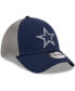 Фото #4 товара Men's Navy, Graphite Dallas Cowboys Retro Joe Main Neo 39THIRTY Flex Hat