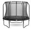 Salta 554 - Above ground trampoline - Round - 150 kg - 5 yr(s) - Safety net - Black