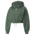 Фото #1 товара Puma Classics Cropped Logo Hoodie Womens Size XS Casual Outerwear 67174825