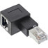 Фото #2 товара InLine patch cord adapter Cat.6A - RJ45 male / female - angled 90° to the left