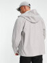 Фото #2 товара ASOS DESIGN rain jacket in light grey