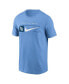 Фото #2 товара Men's Light Blue Tampa Bay Rays Team Swoosh Lockup T-shirt