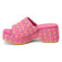Фото #3 товара BEACH by Matisse Cruz Platform Womens Pink Casual Sandals CRUZ-702