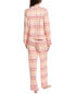 Фото #2 товара Dkny 2Pc Notch Top & Pant Sleep Set Women's