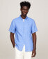 ფოტო #1 პროდუქტის Men's Regular-Fit Linen Short-Sleeve Shirt