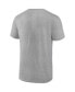 Фото #4 товара Men's Heathered Gray Tampa Bay Rays Iconic Go for Two T-shirt