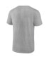 Men's Heathered Gray Tampa Bay Rays Iconic Go for Two T-shirt 2XL - фото #4