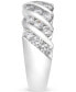 ფოტო #3 პროდუქტის Diamond Diagonal Channel-Set Anniversary Ring (1-1/3 ct. t.w.) in 14k White Gold