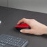 Фото #5 товара Logitech M170 Wireless Mouse - Ambidextrous - Optical - RF Wireless - 1000 DPI - Red