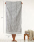 Фото #4 товара Distressed Leaves Turkish Cotton 2 Piece Hand Towel Set, 26" x 16"