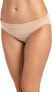 Фото #1 товара Jockey Women's 243491 Comfies Matte Shine Bikini Nude Underwear Size 5