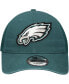 Фото #3 товара Men's Green Philadelphia Eagles Game Day 9Twenty Adjustable Trucker Hat