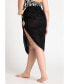 Фото #2 товара Plus Size Side Cutout Sarong - 14/16, Black