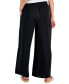 Фото #2 товара Petite Smocked-Waist Wide-Leg Pull-On Pants, Created for Macy's