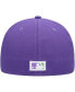 Men's Purple California Angels Cooperstown Collection Lime Side Patch 59FIFTY Fitted Hat