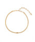 ფოტო #1 პროდუქტის Zodiac Herringbone 18K Gold Plated Necklace