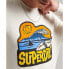 SUPERDRY Vintage Travel Sticker sweatshirt Desert Bone Off White, XL - фото #4