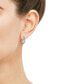 ფოტო #3 პროდუქტის Twist-Style Tube Small Hoop Earrings in 10k Gold, 3/4"