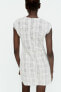 Фото #4 товара Платье миди ZARA с текстурным жаккардом