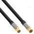 Фото #2 товара InLine Premium Antenna cable - 4x shielded - >110dB - black - 3m