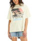 Фото #1 товара Women's Cotton Graphic-Print Short Stack Tee