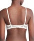 Women's Black Bridal Lightly Lined Plunge Bra QF7751