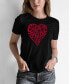 ფოტო #1 პროდუქტის Women's Word Art Crazy Little Thing Called Love T-Shirt