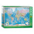 Фото #1 товара Пазлы EUROGRAPHICS Карта Мира 2000 элементов