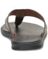 ფოტო #2 პროდუქტის Men's Waylyn Leather Thong Sandals