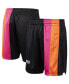 ფოტო #1 პროდუქტის Men's Black Miami Heat 2005/06 Hardwood Classics Authentic Shorts