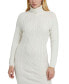 Фото #4 товара Women's Elisabeth Long-Sleeve Turtleneck Sweater Dress