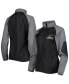 ფოტო #1 პროდუქტის Women's Black, Gray Arizona Cardinals Hurricane Raglan Full-Zip Windbreaker