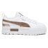 Фото #1 товара Puma Mayze Glam Lace Up Womens White Sneakers Casual Shoes 39306802