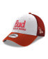 Фото #3 товара Men's White, Scarlet Hendrick Motorsports Budweiser 9FORTY Adjustable Trucker Hat