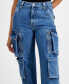 ფოტო #4 პროდუქტის Women's Kori High-Rise Cargo Denim Jeans