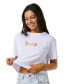 ფოტო #1 პროდუქტის Juniors' Island Crop T-Shirt