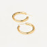 Gold-plated round earrings Supreme CLOUD Gold AR01-378-U