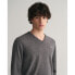 Фото #4 товара GANT Superfine Lambswool V Neck Sweater