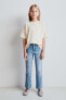 Cropped flared jeans