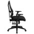 Фото #1 товара High Back Black Mesh Multifunction Swivel Task Chair With Adjustable Arms
