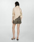 Фото #2 товара Women's Leopard-Print Straight Shorts