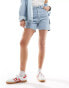 Фото #4 товара Dickies denim shorts in vintage blue