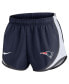 Women's Navy New England Patriots Performance Tempo Shorts