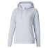 Puma Terry Rebel Pullover Hoodie Womens Blue Casual Athletic Outerwear 67116721