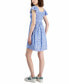 ფოტო #2 პროდუქტის Juniors' Smocked Flutter-Sleeve Mini Dress